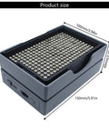 No Sweat Automatic Screw Feeder Tool That Safely Organizes One To Four Millimeter Bolts Quick Using Auto Vibe Sort Motor For Real Deal Garage Projects And Home Fixes product size showing dimensions 100mm x 150mm x 60mm