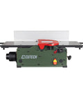 Ten Inch Spiral Cutterhead Benchtop Jointer Built Like A Tank With Heavy Duty Cast Iron Tables and Two Sided Carbide Inserts