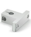 Aluminum Linear Rod Rail Shaft Support Guide Kit for 10mm Shaft, SK10, 4 Pack shown in close-up view.