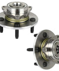 Two Front Wheel Hub And Bearing Assembly Set For Dodge Ram 1500 2002 To 2008 Left And Right 515072 OE Replacement Wheel Hub Bearings Front Pair