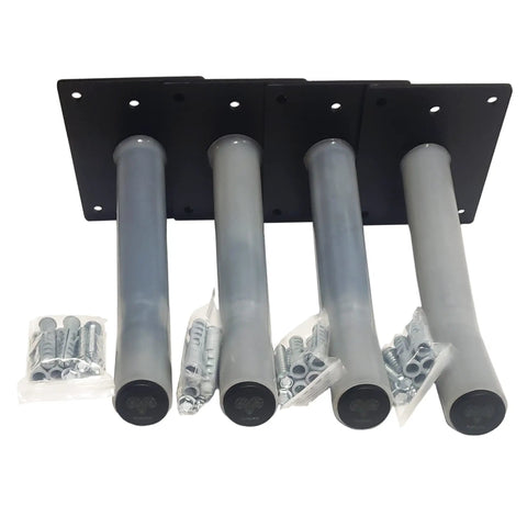 Heavy Duty 12 Inch Wall Tire Hanger Kit With Universal Multi Tool Storage Hooks Protective Sleeves Screws And Anchors Included Galvanized Steel
