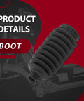 Rubber boot component of Beefed-Up 18 Piece Front Lower Control Arm Ball Joint Sway Bar Link Tie Rod Boot Rear Shock Suspension Kit