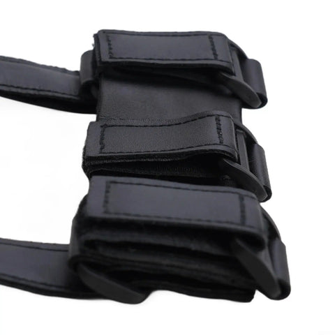 Ride Ready Golf Cart Speaker Holder Strap And Bike Rail Mount, adjustable non-slip waterproof PU with strap detail