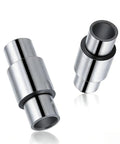 Aluminum Skate Bearing Spacers Kit With 16 Pieces 6mm Axle Fits 8mm Bearings, two shiny spacers on white background