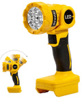 Cordless LED Work Light With Beefy 1000 Lumen Beam, Compatible With 20V MAX Batteries, handheld flashlight showing LED bulbs