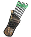Waist Belt Crossbow Arrow Quiver Holder With Camo Strap Lightweight Carrier for outdoor hunting fits up to eight arrows