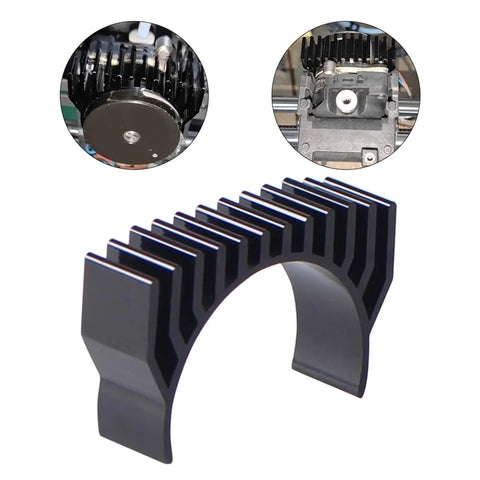 Top Tier Aluminum Stepper Motor Heat Sink for NEMA14, 36mm, ensures efficient heat dissipation in 3D printers.