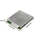 Heavy Duty 10S 36V 35A BMS Protection Board For LiFePO4 Battery Packs with built-in heatsink and dimensions displayed.