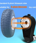 Turbocharge Your Kids Ride On With a 24V High Speed Motor and RS555 Gearbox, black motor gearbox and toy car wheel connection