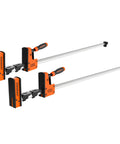 36 Inch Parallel Bar Clamp Set 2200 Lb Beefy Heavy Duty Cabinet Master For Woodworking Glue Ups With Quick Release And Spreader Function Two Pack