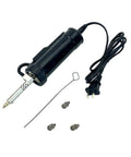 Automatic Desoldering Pump Vacuum Solder Sucker Tool For DIY AC110V 30W Electric Desoldering Gun with 3 suction tips displayed
