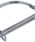 Tough As Nails Zinc Plated Steel Locking Clevis Pins With Captive Spring Loop For Secure Hitch Rigging 1/4 Inch X 2 Inch.