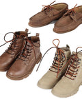 Real Deal 3mm Flat Genuine Leather Braiding String In Dark Espresso Brown Five Yards Long used for shoelaces on brown and tan boots.
