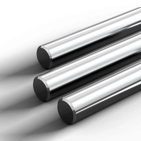 Three solid carbide rods, part of Must Have 8 Piece 90 Degree V Groove Router Bit Set With Solid Carbide Double Flute For CNC Engraving And Woodworking.