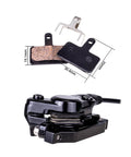 Hydraulic Disc Brake Upgrade Kit For Mountain And Road Bikes Bilateral Oil System with brake pads and caliper hardware