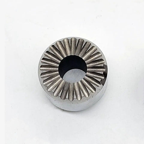 Pro Grade Wire EDM CNC Conductive Block For Power Feed Contact Tungsten Steel, OD 24.5mm x H 20mm x ID 10mm top view