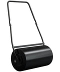 Heavy Duty Garden Lawn Roller For Fresh Sod And Uneven Patches Water And Sand Filled 46 Liter Rolling Drum Manual Push Or Towable Black