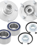 Two Pack Front Wheel Hub Bearing Assembly For 2000-2006 Nissan Sentra 1.8L 4 Cylinder And 2000-2001 2.0L 4 Cylinder Front Driver Or Passenger Side Replaces WA930561K WH90161K OEM Compatible with components