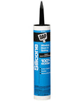 Heavy Duty 100 Pure Silicone Rubber Sealant In Black, Smooth Operator Caulk for sealing windows and doors.