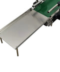 Compact Conveyor Belt System With Optical Fiber Smart Induction Control And Automatic Belt With Dual Guardrails stainless steel angle