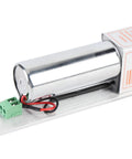Heavy Duty 12v Electric Drop Bolt Lock With Magnetic Self Locking Deadbolt showing aluminum housing and wiring connections.
