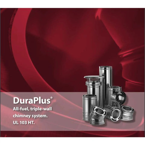 Six Inch Adjustable Roof Flashing For 0/12 To 6/12 Pitch Chimneys, Weatherproof Class A DuraPlus 2100F Roof System