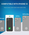 Compatible models for Heavy Duty Complete Screw Kit For iPhone 13 Repair Including Bottom Pentalobe And Battery Security Screws.