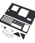 Heavy Duty Computer Open Case Rack For ATX Motherboards Featuring Reinforced Thickened Steel Platform and Triangular Mounting Brackets parts layout