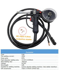 Aluminum Spool Gun for Spoolmate 3035 210 Series, 16ft Cable, DC24V MIG Welding Tool Accessory with conductive nozzles.