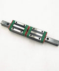 Two Pack Linear Guide Rail Kit With Four Carriage Sliders Bracket Length 1200 to 2500mm Pro Grade Stainless Steel Rail System For CNC Machines 3D Printers And Robotic Motion Projects Ultra Smooth High Precision, two carriages on rail