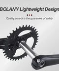 Hollow Integrated MTB Crankset 104 BCD 170mm Round Cranks 32 34 36T For Mountain Bikes Uncoated Aluminum Arms For Durability