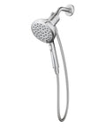 Detachable Round Handheld Shower Head With Magnetix Docking System Chrome Finish 60 Inch Hose Infiniti Dial