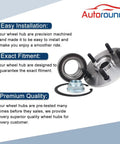 Front Wheel Hub Assembly For Acura RDX 2007 2010 And Honda CR-V 2007 2011 5 Lugs Non ABS Front Position Left Or Right Replaces BR930583K