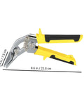 Heavy Duty Hand Seamer Tool For Bending And Flattening Metal With Durable Construction And Precise Clamping Depth, ergonomic handle