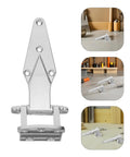 Two Pack Heavy Duty Zinc Alloy Door Hinges For Oven, Kitchen Equipment And Fridge Cold Storage, Rugged Door Hardware With Enhanced Seal And Adjustable Fit, Durable Zinc Alloy Construction For Long Lasting Performance, chrome hinge