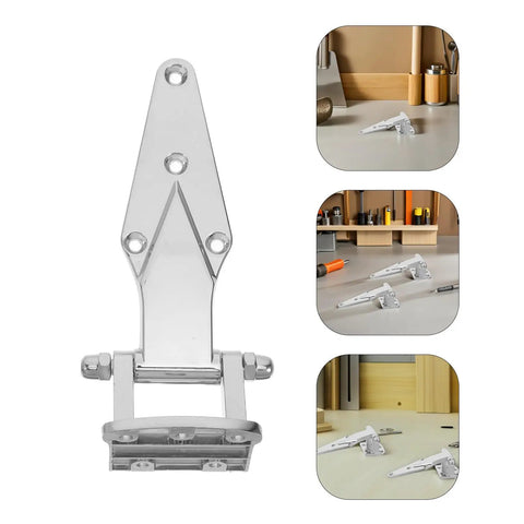 Two Pack Heavy Duty Zinc Alloy Door Hinges For Oven, Kitchen Equipment And Fridge Cold Storage, Rugged Door Hardware With Enhanced Seal And Adjustable Fit, Durable Zinc Alloy Construction For Long Lasting Performance, chrome hinge