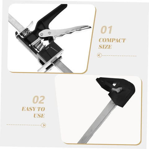 Heavy Duty 2 Piece Furniture Lifter Jack Tools Clear Adjustment Markings for hassle free door cabinet and sofa moving, compact design.