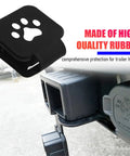2 Inch Trailer Hitch Cover With Silicone Dog Paw Design For Universal 2 Inch Receivers, Tough And Durable Hitch Cap Tube Plug For Trucks Sedans And ATVs