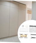 Replace Rattling Janky Doors Fast With Heavy Duty Sliding Rollers Whisper Quiet Track Pulleys For Barn Cabinet Glass Doors Adjustable Glides That Move Smooth As Butter Daily Use with hardware and sliding rollers.