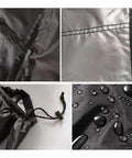 Close-up of All Weather Telescope Dust Cover For Outdoor Astronomy Gear, featuring waterproof Oxford cloth with drawstring.