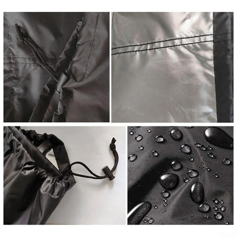 Close-up of All Weather Telescope Dust Cover For Outdoor Astronomy Gear, featuring waterproof Oxford cloth with drawstring.