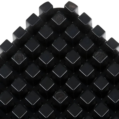 Close-up view of Straight Up Premium Style Push Block Replacement For Nemco 55500 Vegetable Dicer and 55450 French Fry Cutter.