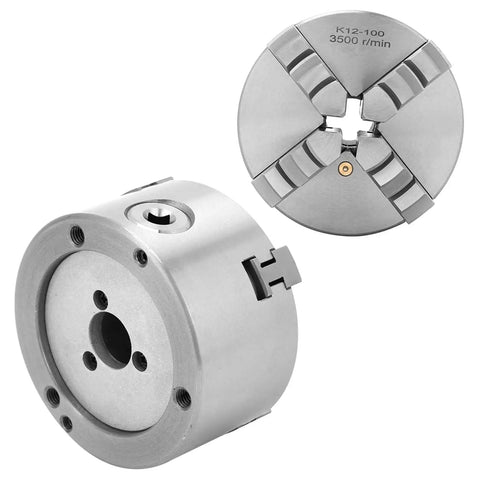 Pro Grade 4 Jaw Self Centering Lathe Mandrel Set With Extra Scrolling Jaws And Steel Grip Chuck For Turning Machines And Non Ferrous Metals That Bring Spot On Precision And Zero Frustration Daily