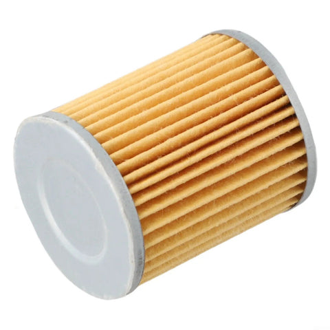 Heavy Duty Transmission Oil Cooler Filter Perfect For Nissan Altima Juke Rogue And Sentra Models, round filter with pleated design.