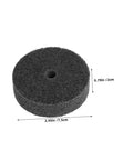 Six Pack Nylon Buffing Wheels 75mm With 10mm Hole For Metal Finishing And Marble Stone Polishing Jobs Around The Shop Or Garage Workshop, gray nylon wheel, 75mm diameter.