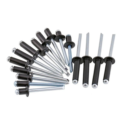 Aluminum Pop Rivets Featuring Snappy Dome Head Design 50 Pack 4Mm By 10Mm Open End Goobers Corrosion Resistant Hardware Shop Pick For Rock Solid Metal Assembly Work