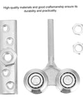 Heavy Duty Industrial Door Track Rollers With Steel Wheels And Bearings For Sliding Doors Cabinets And Closets Durable Door Pulley