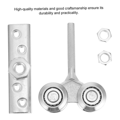 Heavy Duty Industrial Door Track Rollers With Steel Wheels And Bearings For Sliding Doors Cabinets And Closets Durable Door Pulley