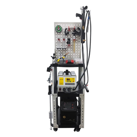Heavy Duty 3KW 220V Spot Weld Dent Puller Kit for Cars and Auto Repair with tools and digital control panel
