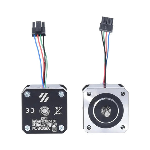 Front and back view of Upgraded LDO Stepper Motor Kit For 3D Printer Extruder Assembly, Easy Fit For V2.4 DIY Upgrade, High Torque